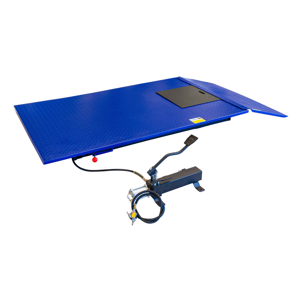 Motorcycle lift table quad / trike 675kg pneumatic (3)