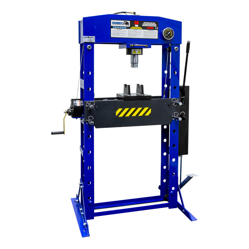 Shop press with footpedal 50 ton (2)