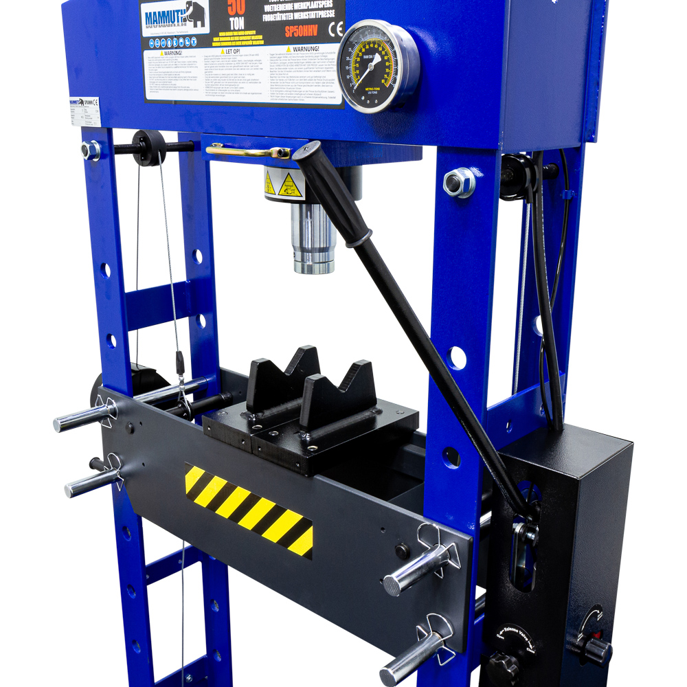 Shop press with footpedal 50 ton (4)