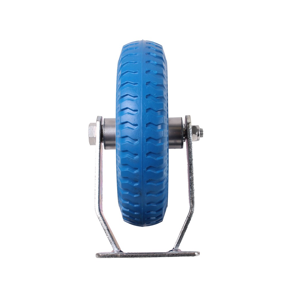 Fixed castor 217 x 57mm massive rubber (2)