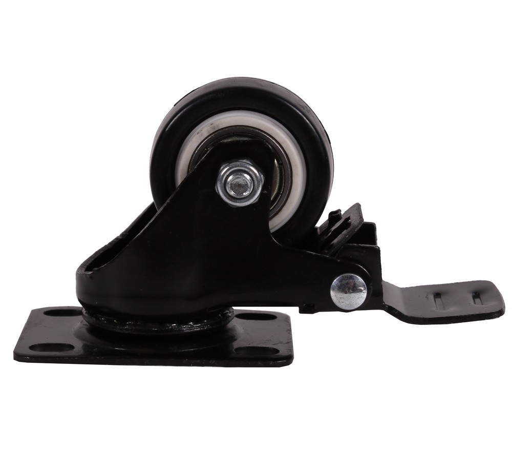Swivel castor with brake 40 x 20mm PU (3)