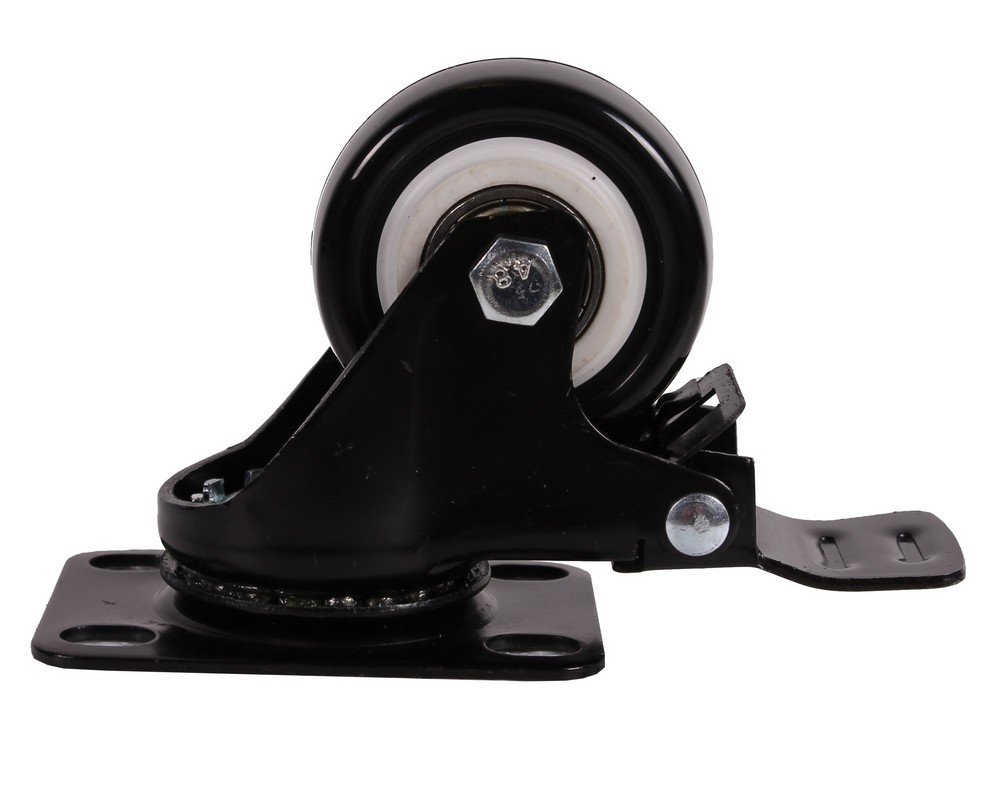 Swivel castor with brake 50 x 25mm PU (3)