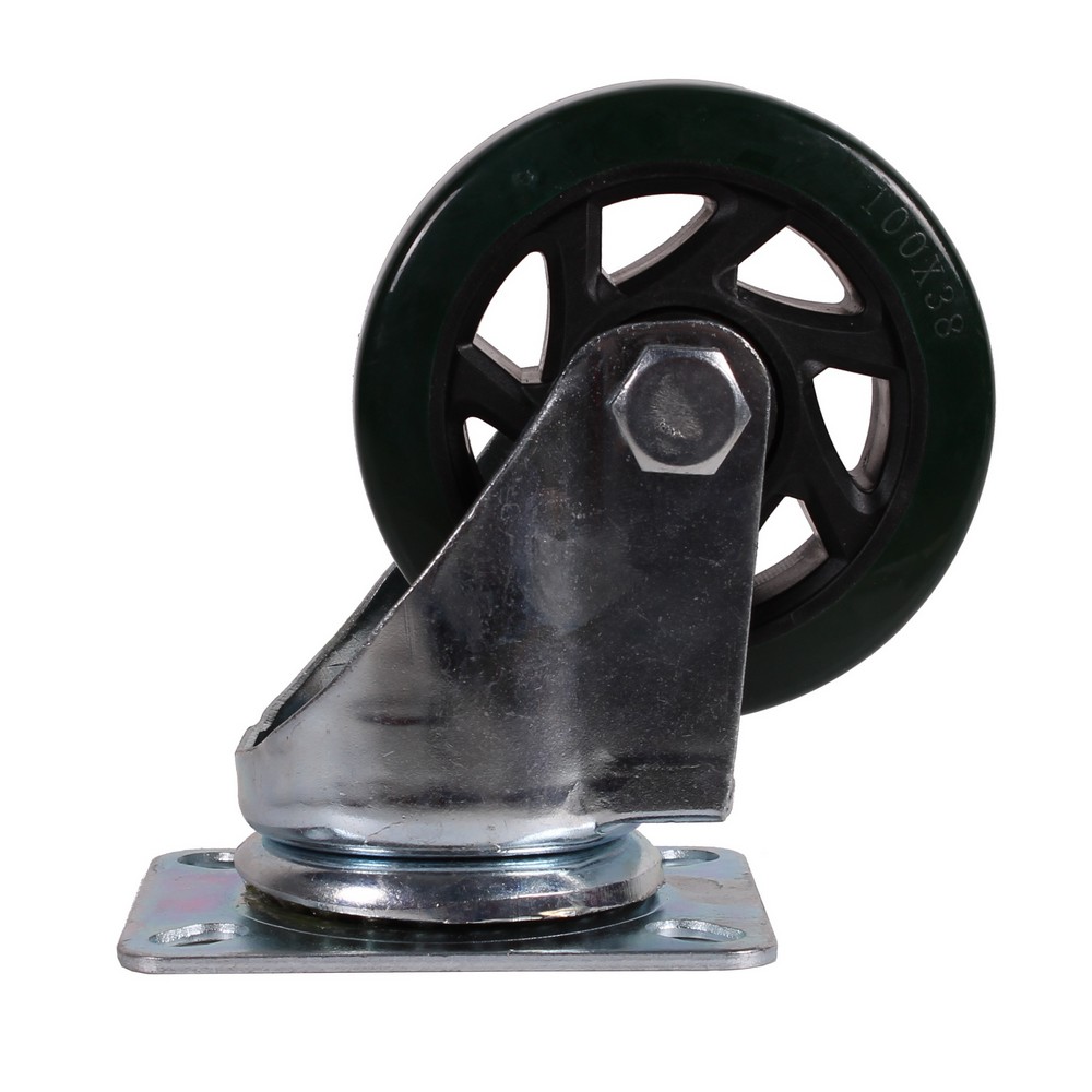 Swivel castor 100 x 40mm PU (2)