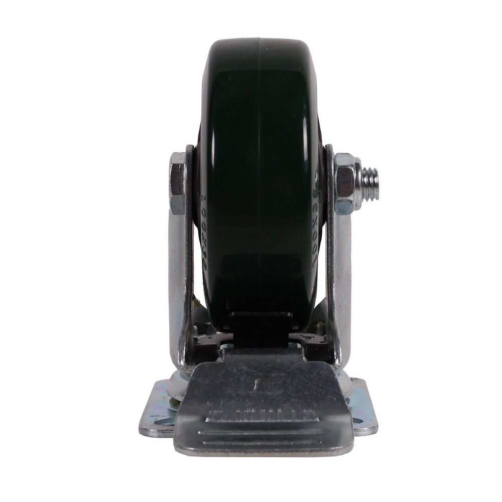 Swivel castor with brake 100 x 40mm PU (3)