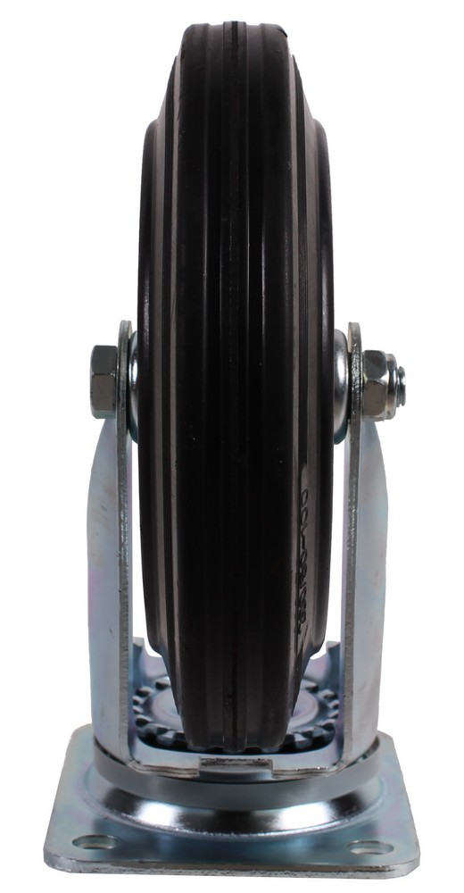 Swivel castor 200 x 30mm rubber (2)
