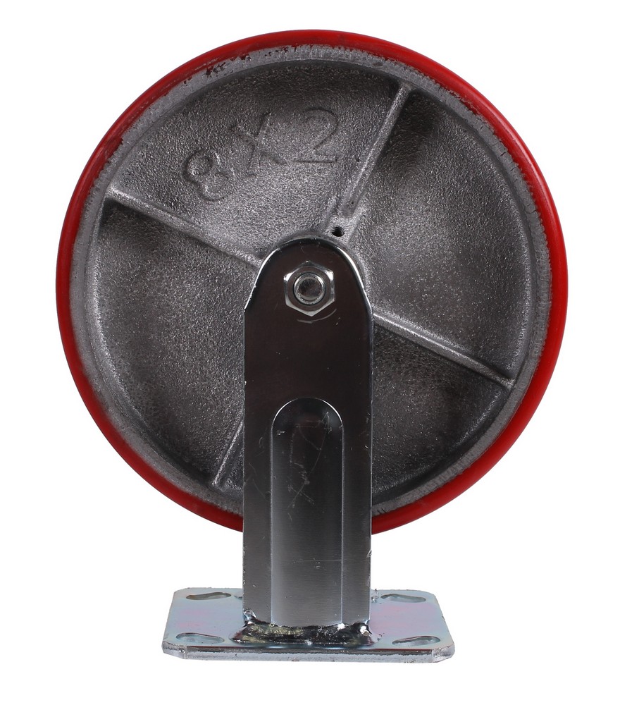 Fixed castor 200 x 50mm PU (3)