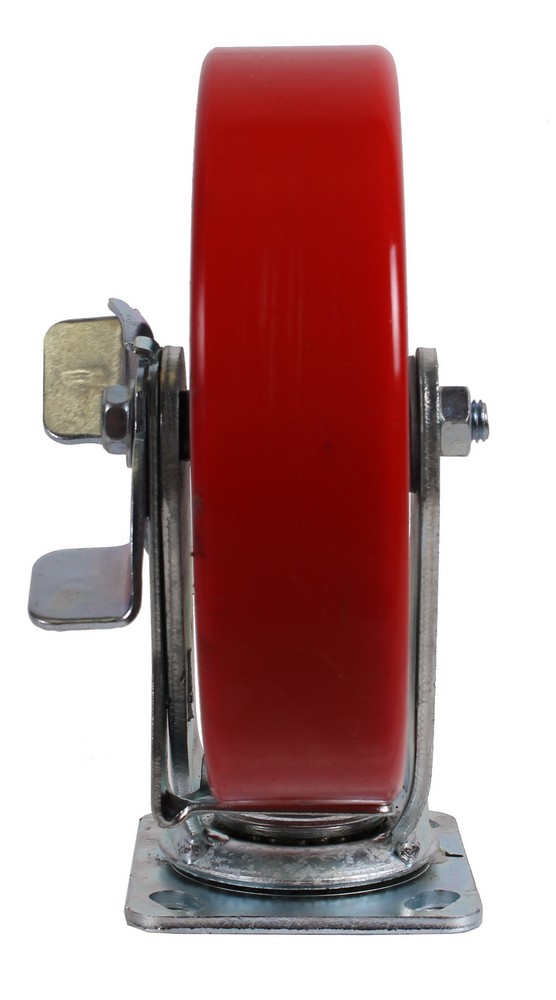 Swivel castor with brake 200 x 50mm PU (2)