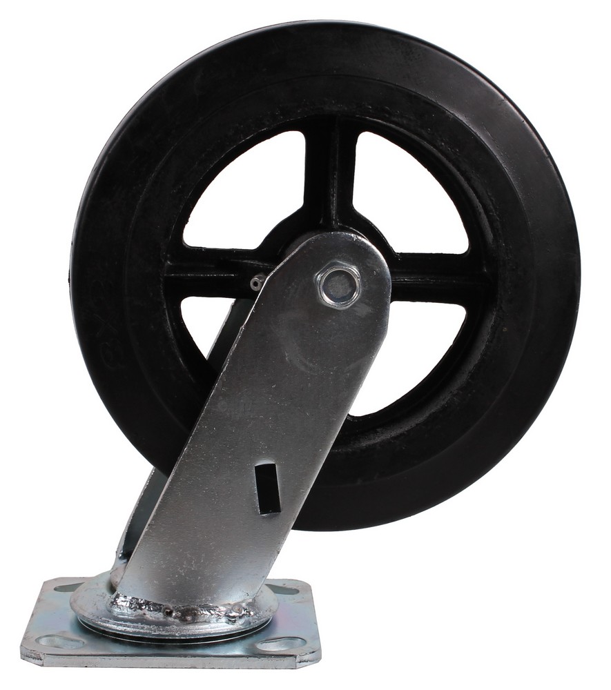 Swivel castor 200 x 50mm rubber (3)