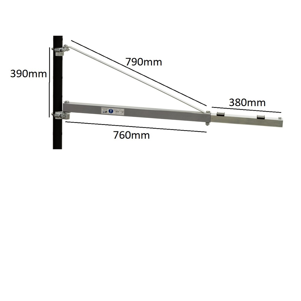 Swivel arm for electric hoist (2)