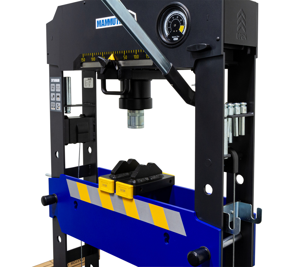 Shop press air hydraulic with foot pedal 30 ton (4)