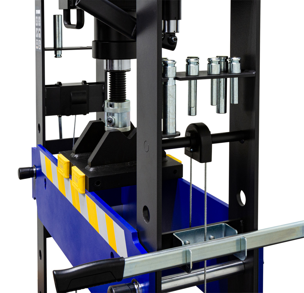 Shop press air hydraulic with foot pedal 50 ton (6)
