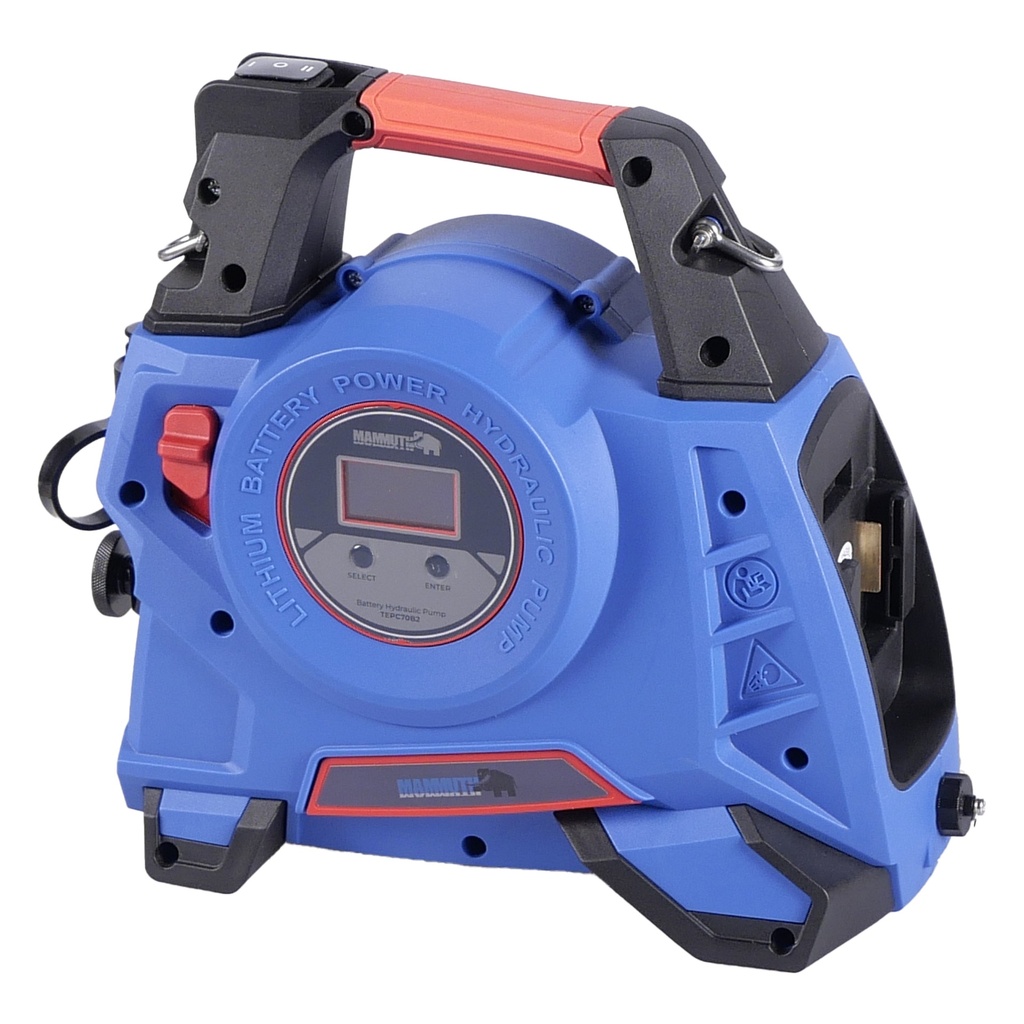 Hydraulic pump with battery 700 Bar 700ml (4)