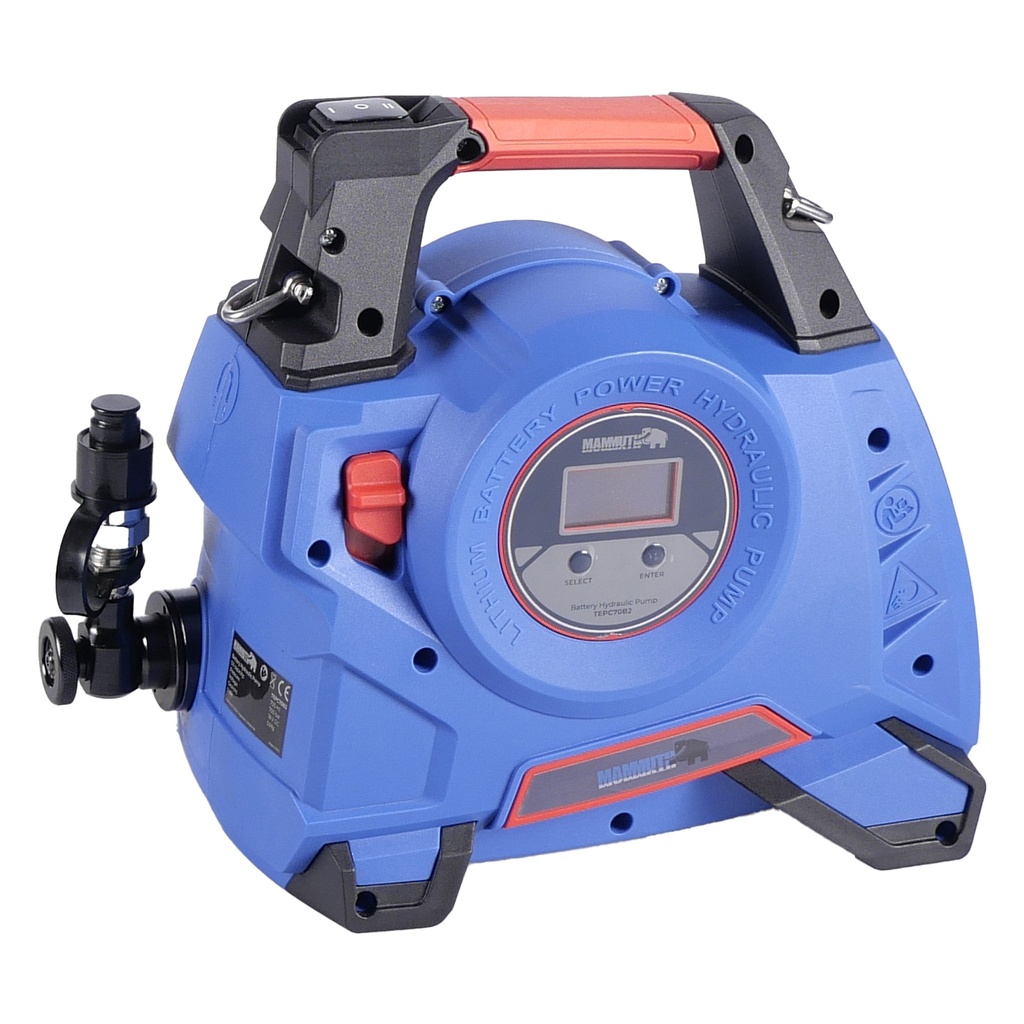 Hydraulic pump with battery 700 Bar 700ml (5)