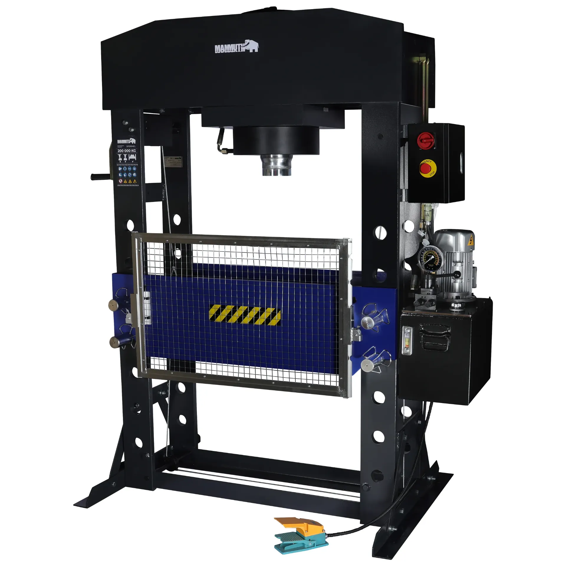 [SP200HEL] Mammuth werkplaatspers 200 ton elektrisch